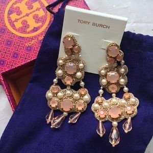 Tory Burch Statement Earrings NWT